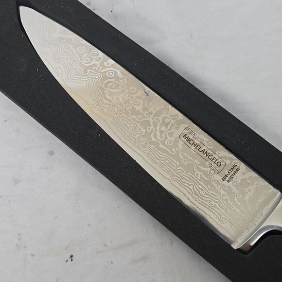 Michelangelo Premium Kochmessser Chef Knife 8 Inch Stainless Stainless - Picture 3 of 13
